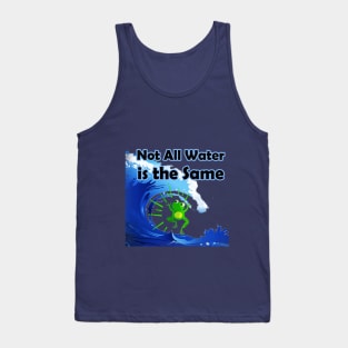 water is not the same, The frog and the sea,Humor and proverb Tank Top